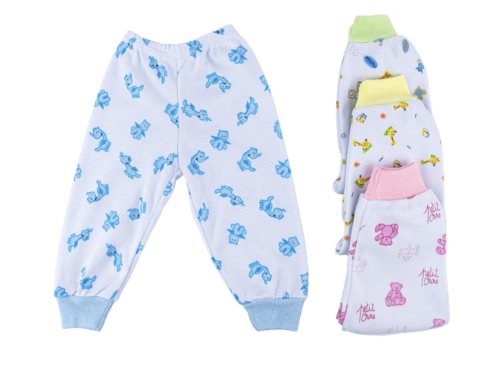 Pantalón estampado con puño