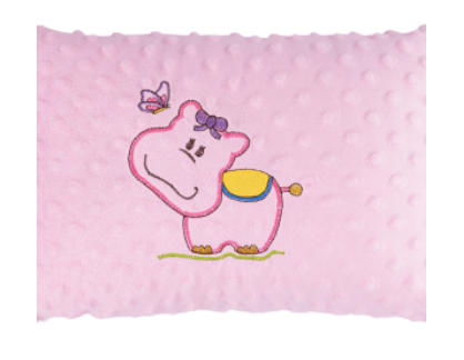 Almohada grande bordada