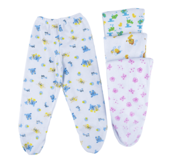 Pantalón estampado con pie