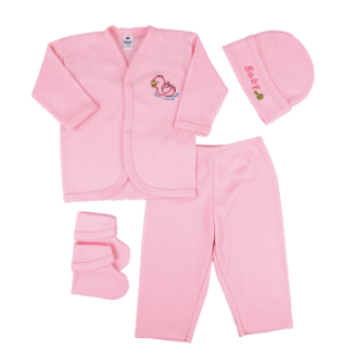 Canastilla algodón bordado