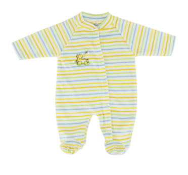 Mameluco velour caramelo