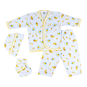 Canastilla algodón estampado