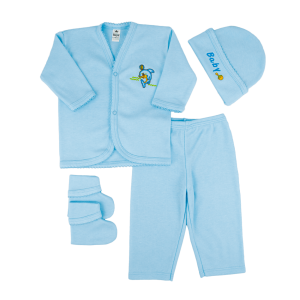 Canastilla algodón bordado