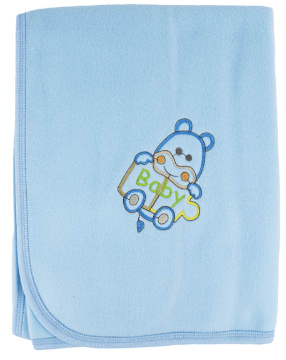 Cobija polar bordada