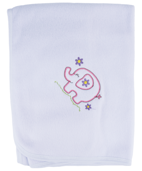 Cobija polar bordada