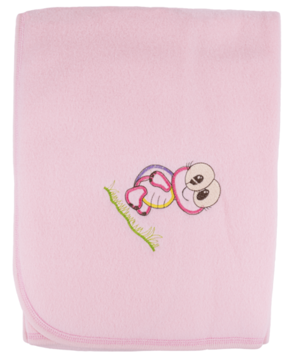 Cobija polar bordada