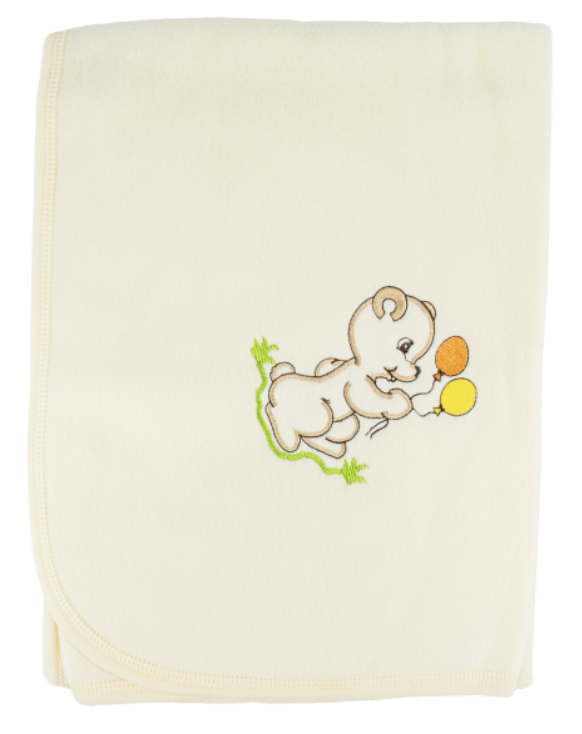 Cobija polar bordada