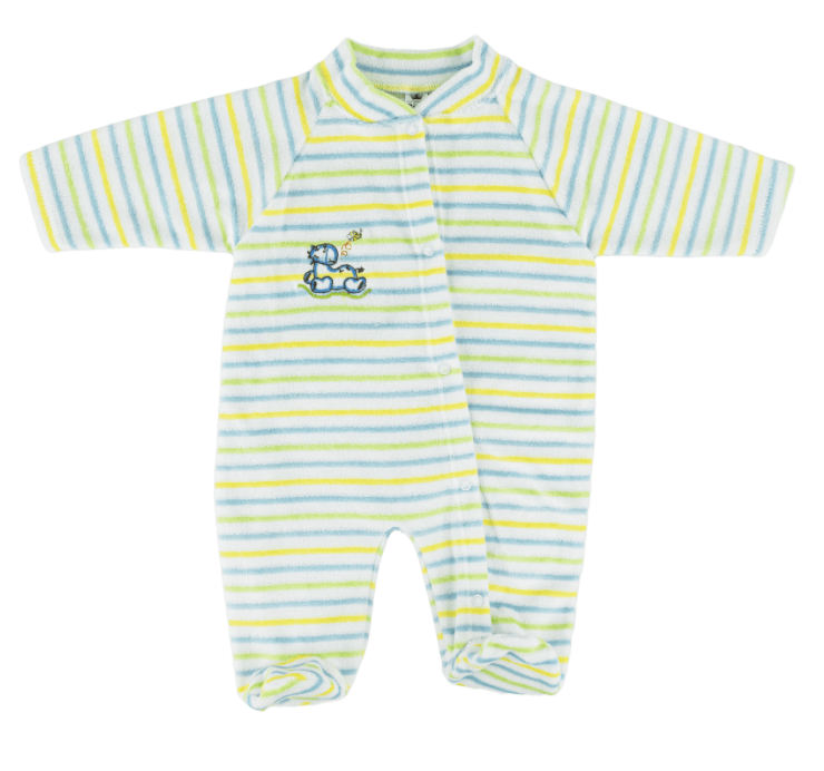 Mameluco velour caramelo